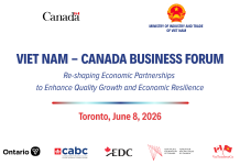 Invitation to attend the Vietnam – Canada Business Forum 2026
